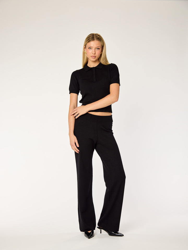 FAYE - Polo Shirt • Black