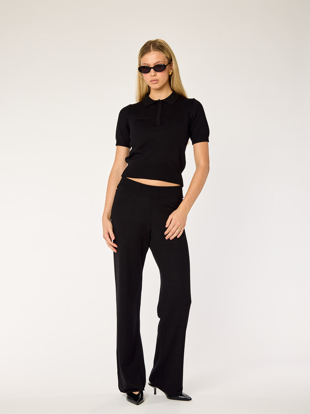 FAYE - Polo Shirt • Black