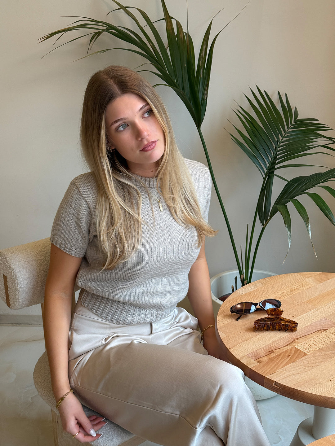 RUNE - Knit Shirt • Almond