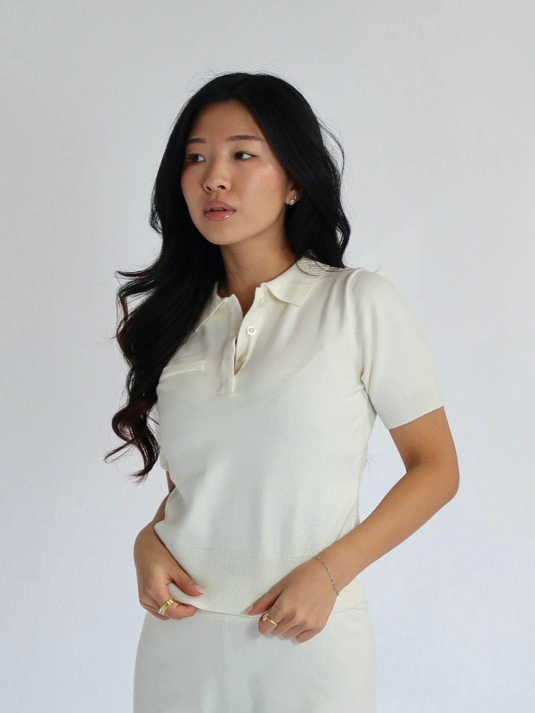 FAYE - Polo Shirt • Cream