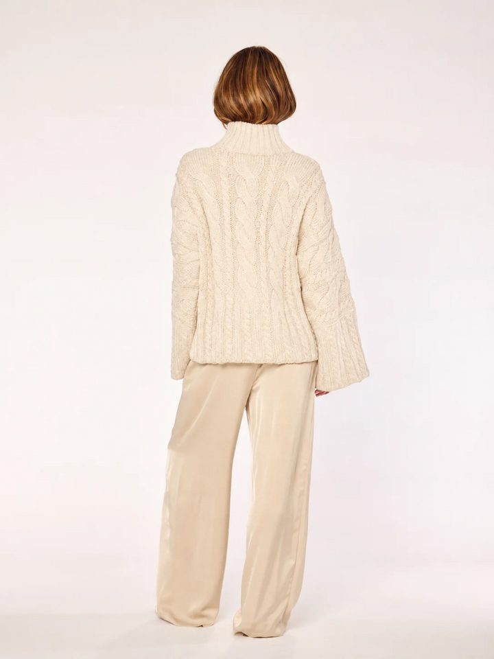 NOOR - Braid Sweater • Cream