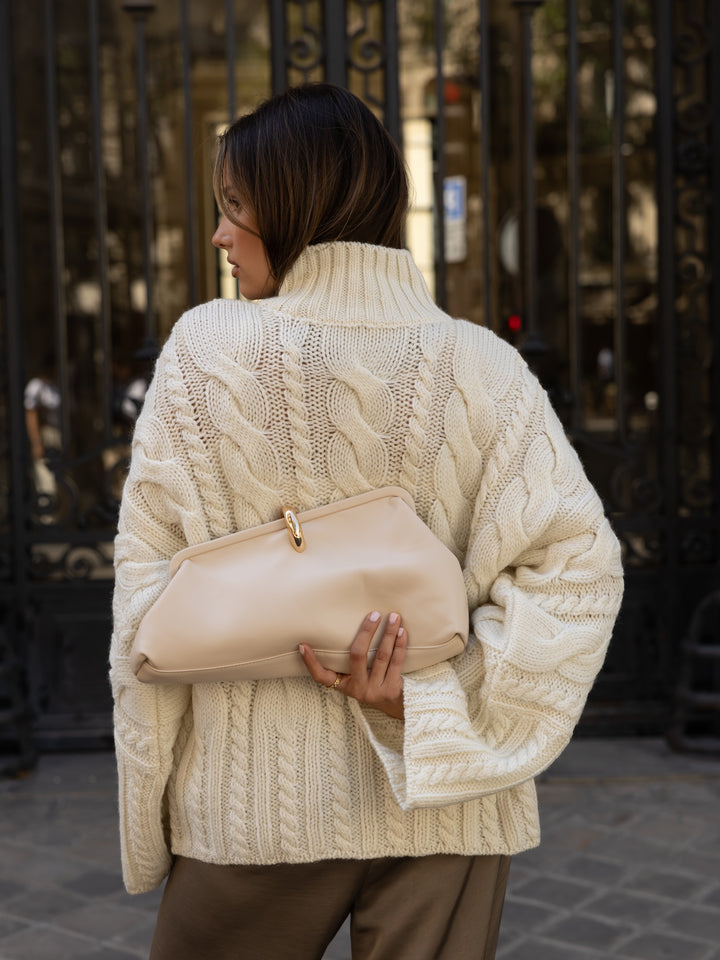 NOOR - Braid Sweater • Cream