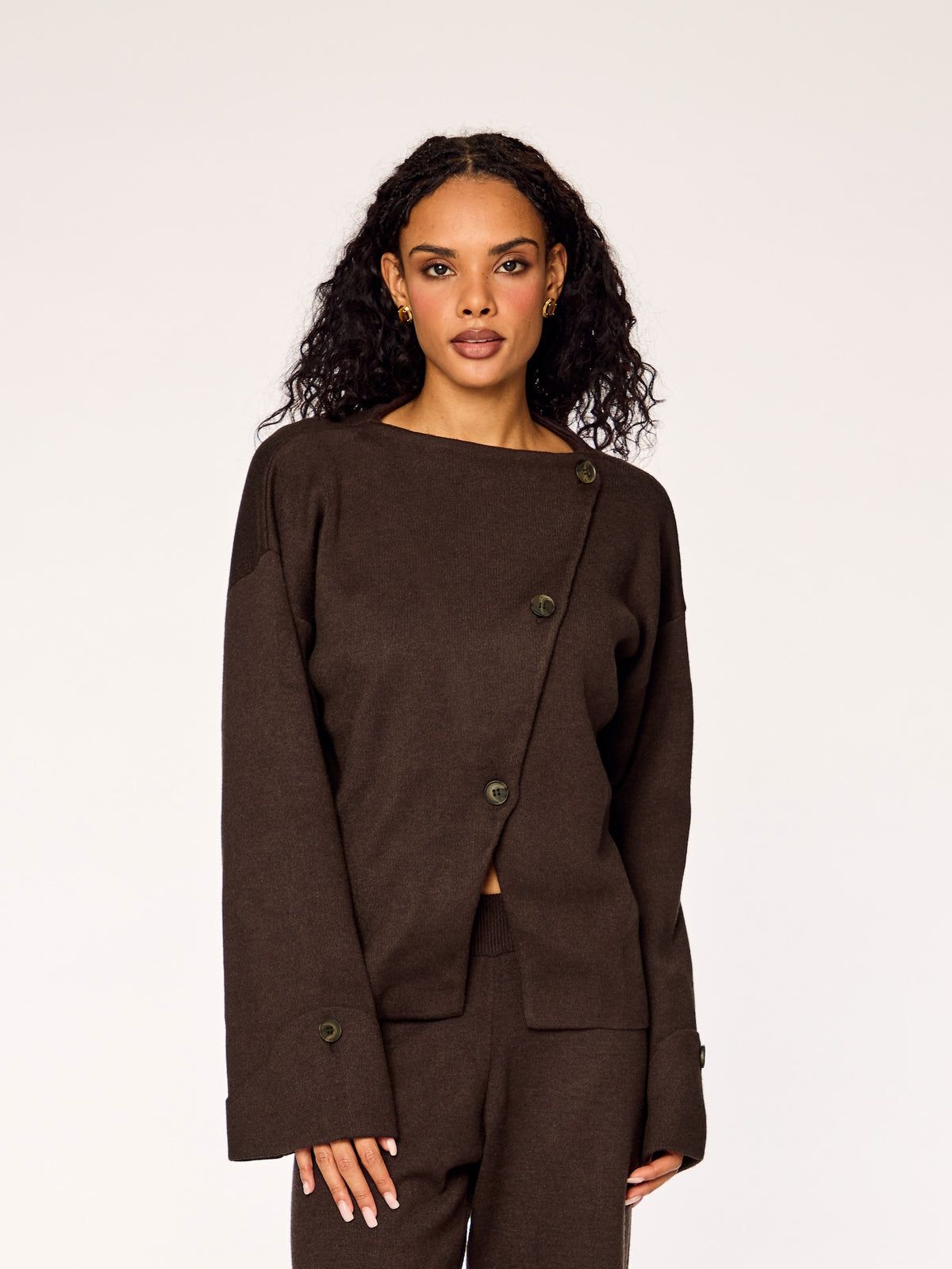 FAYE - Knit Cardigan • Cocoa
