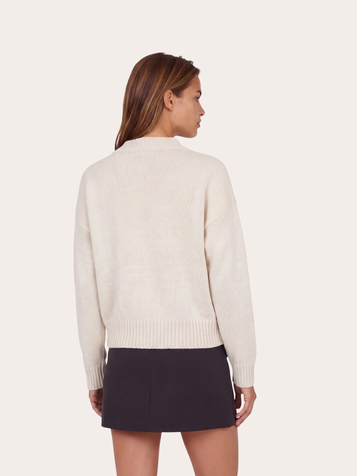 SORA - Crew Neck Sweater • Cream