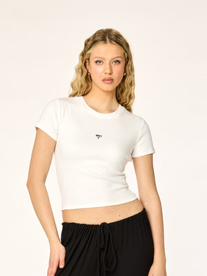 ZODIAC - Aries - Baby Tee • White