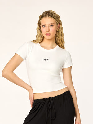 ZODIAC - Capricorn - Baby Tee • White