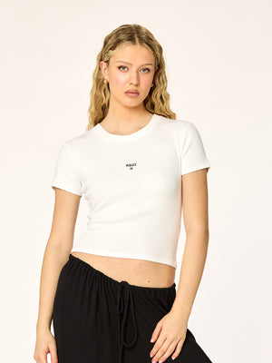 ZODIAC - Pisces - Baby Tee • White