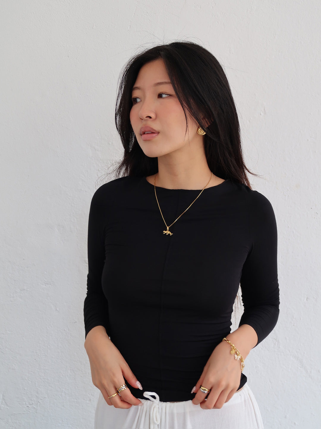 SMOOTH - Longsleeve • Black