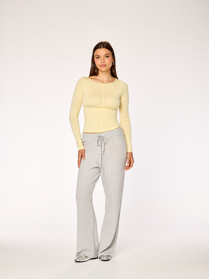 SMOOTH - Longsleeve • Lemon