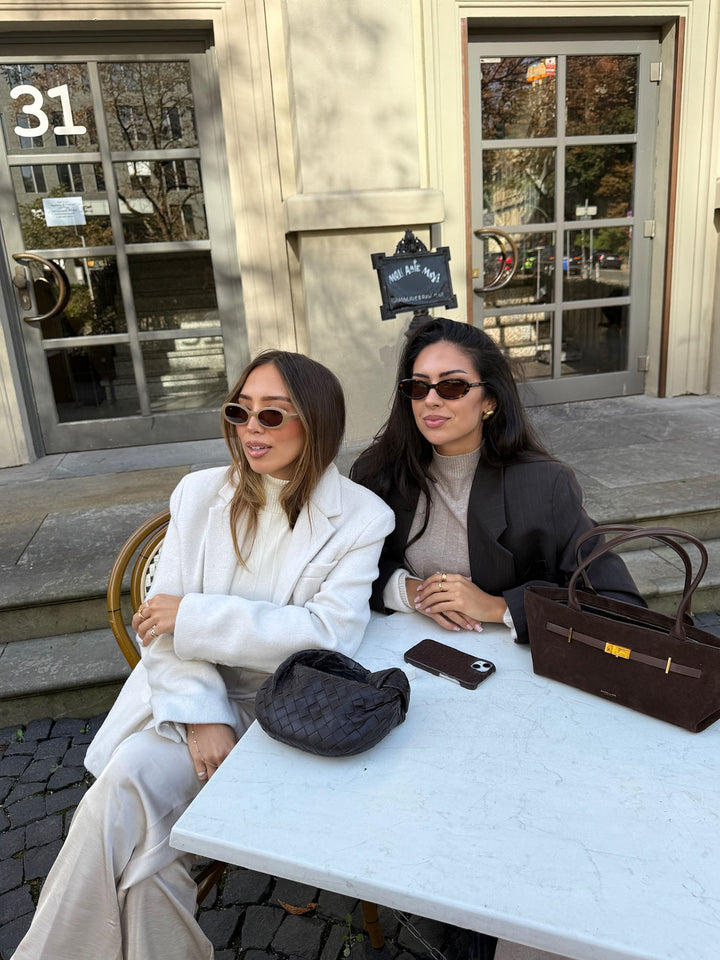 DRIFT - High Neck Top • Mushroom