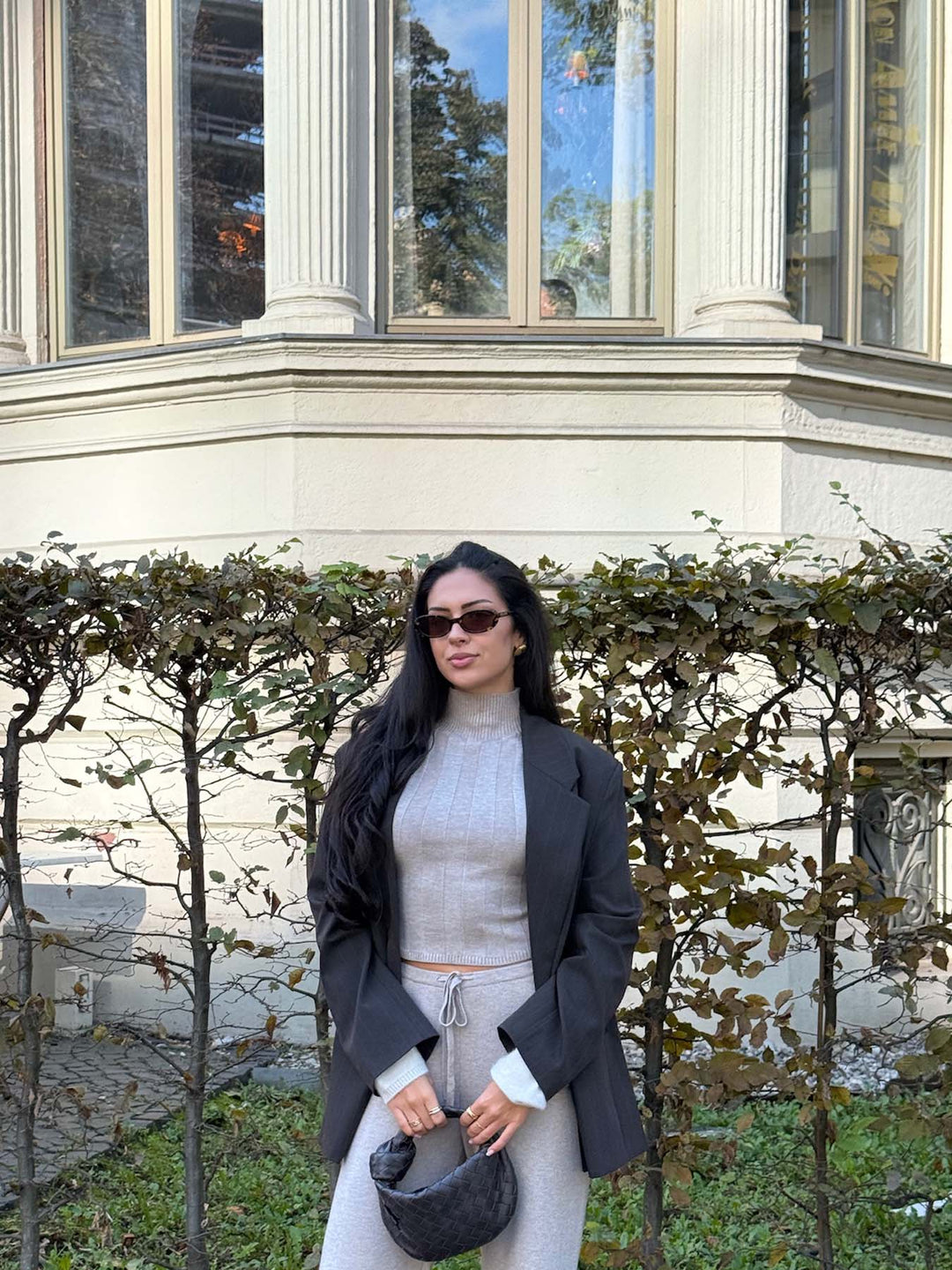 DRIFT - High Neck Top • Mushroom