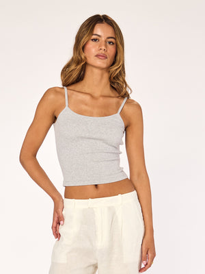MONOGRAM - Strap Top • Grey Melange