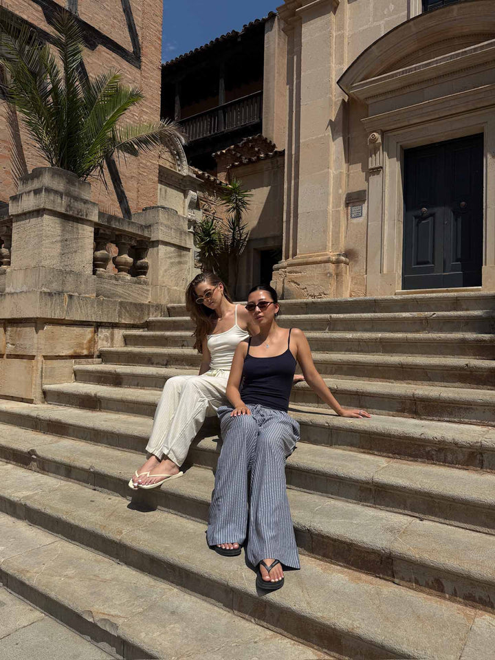 MONOGRAM - Strap Top • Dark Blue