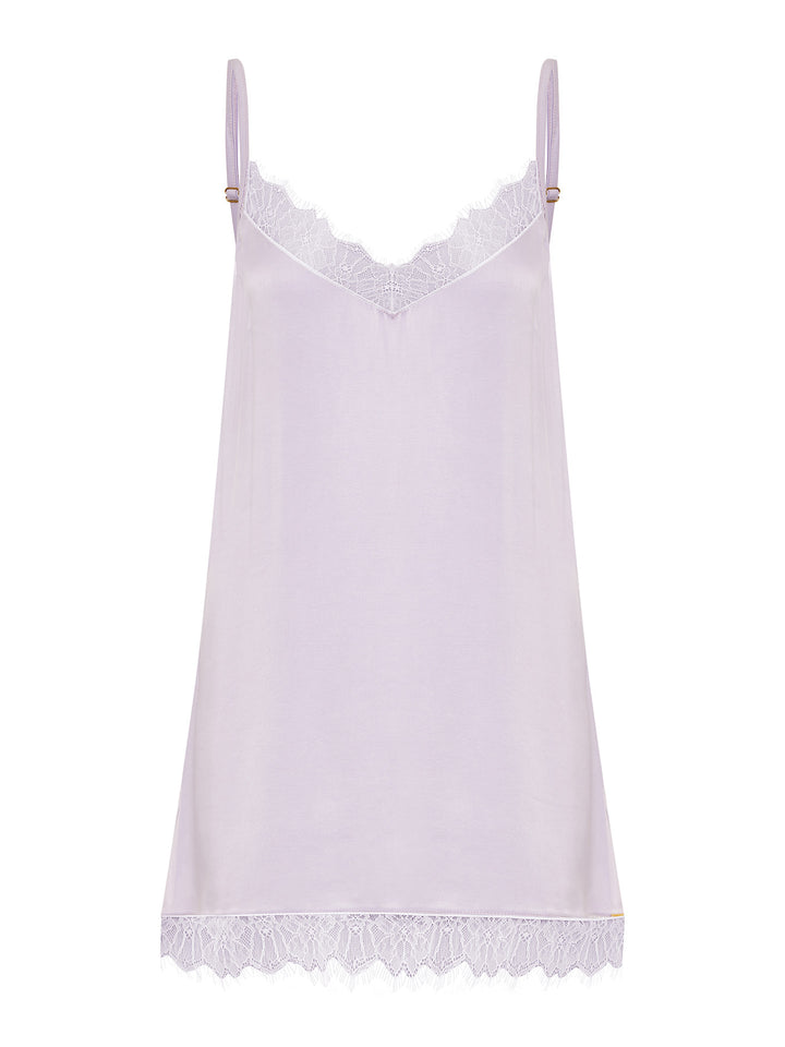 DREAMY - Lace Slip Dress • Soft Lavender