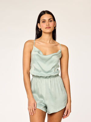 DREAMY - Sleepwear Playsuit • Pearly Blue