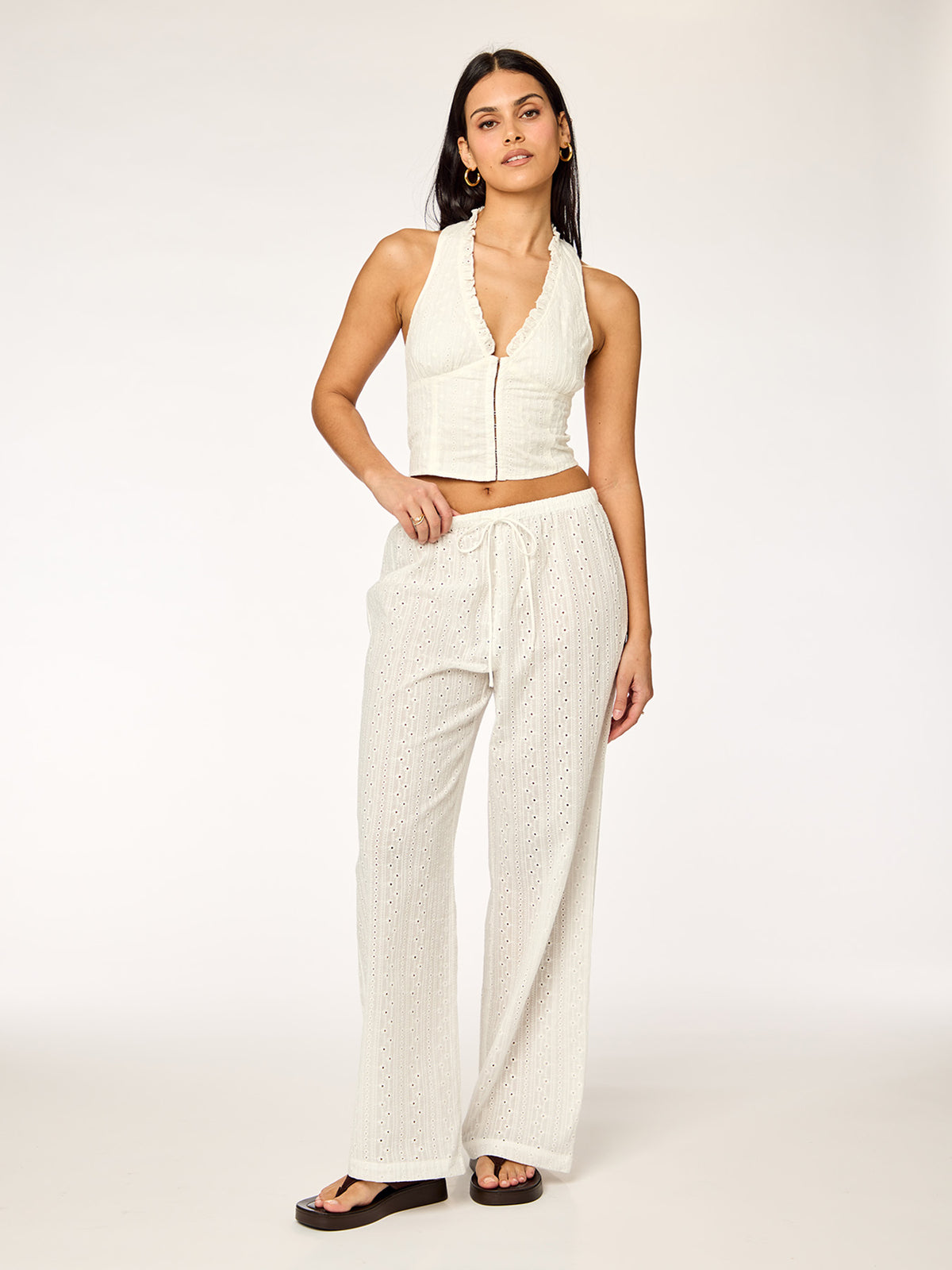 BREEZE - Pants • White