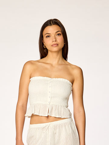 BREEZE - Bandeau Top • White