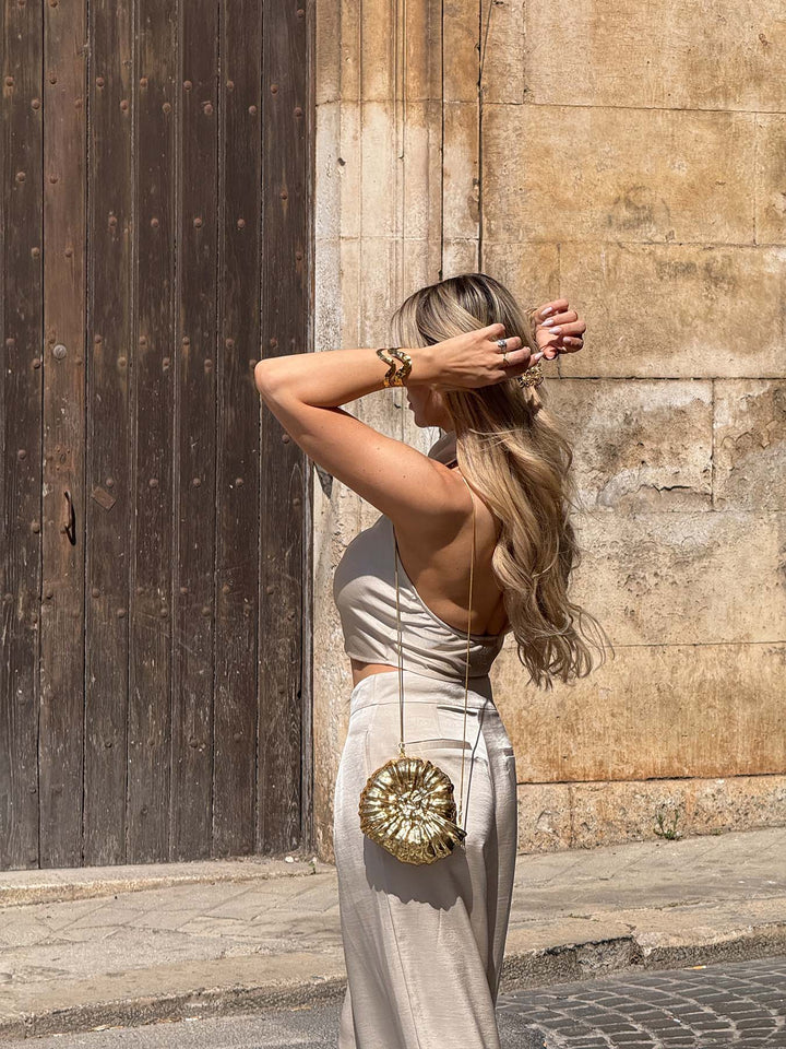 IVY - Halter Top • Champagne