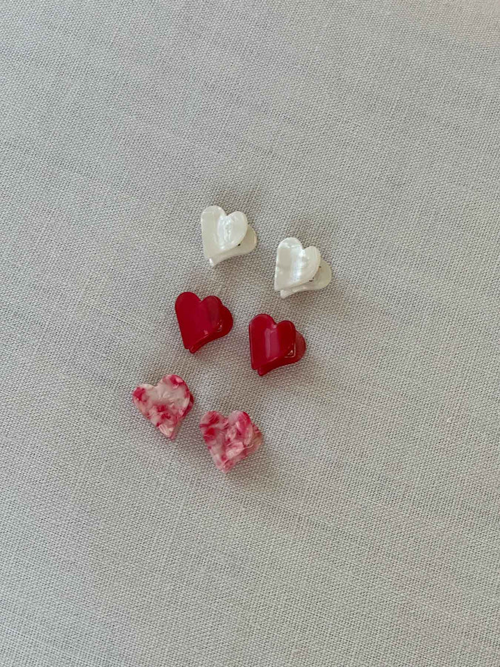 LITTLE HEARTS - 2-Pack • Pearl