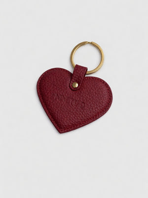 KIND-HEARTED - Key Ring • Bordeaux