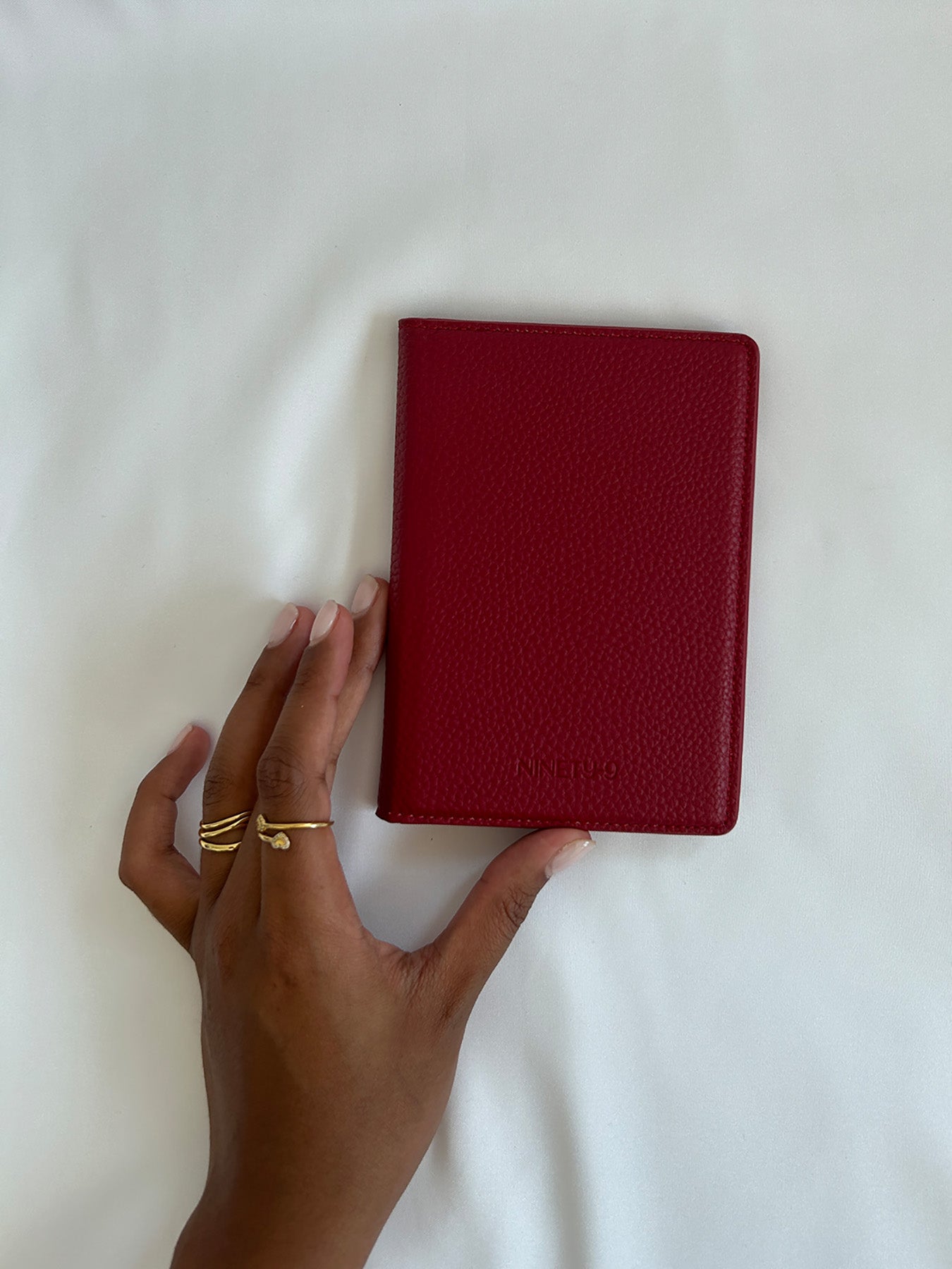 Abas Leather Passport Holder selling Magenta Pink Berry Red Made in USA