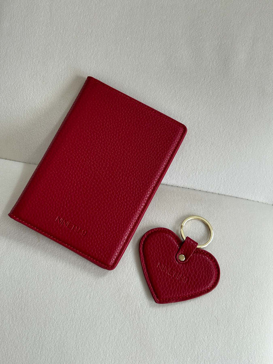 KIND-HEARTED - Key Ring • Berry Red