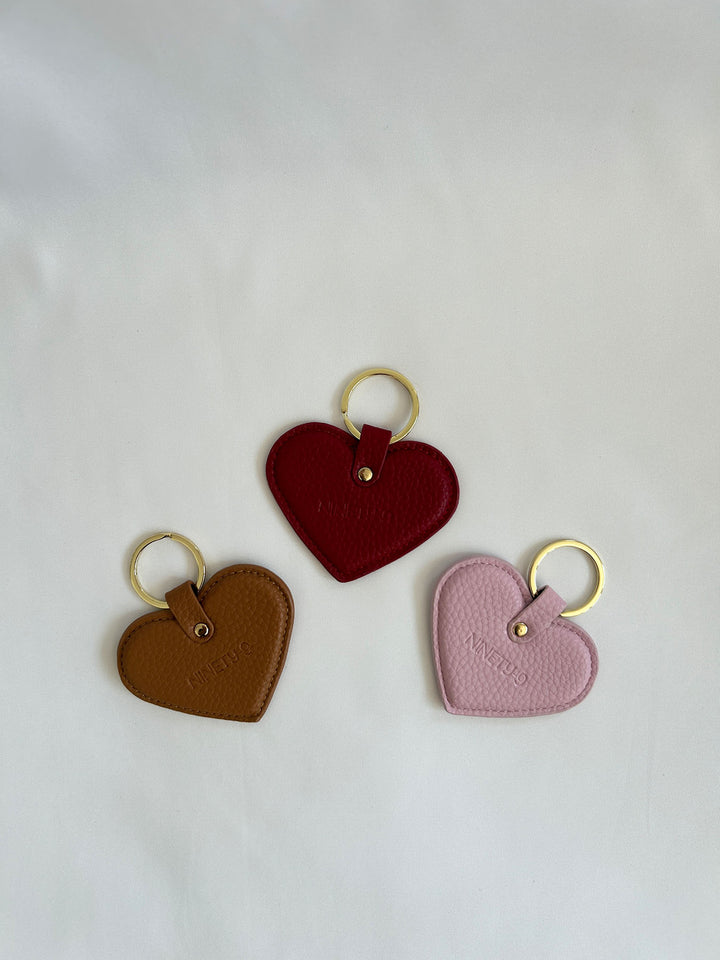 KIND-HEARTED - Key Ring • Berry Red