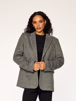 SERENE - Wool Blazer • Grey