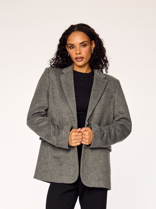 SERENE - Wool Blazer • Grey