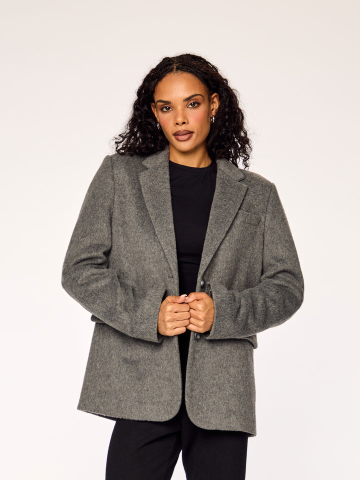 SERENE - Wool Blazer • Grey
