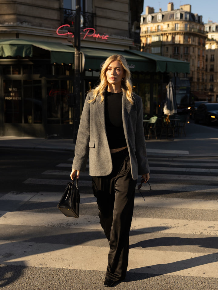 SERENE - Wool Blazer • Grey