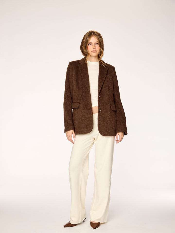 SERENE - Wool Blazer • Chestnut
