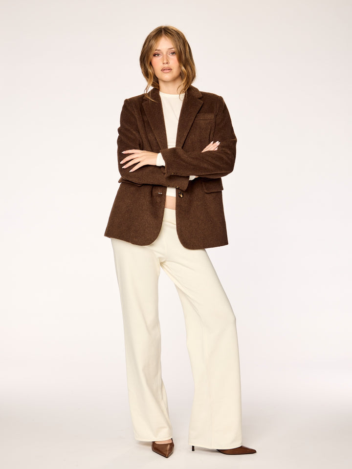 SERENE - Wool Blazer • Chestnut