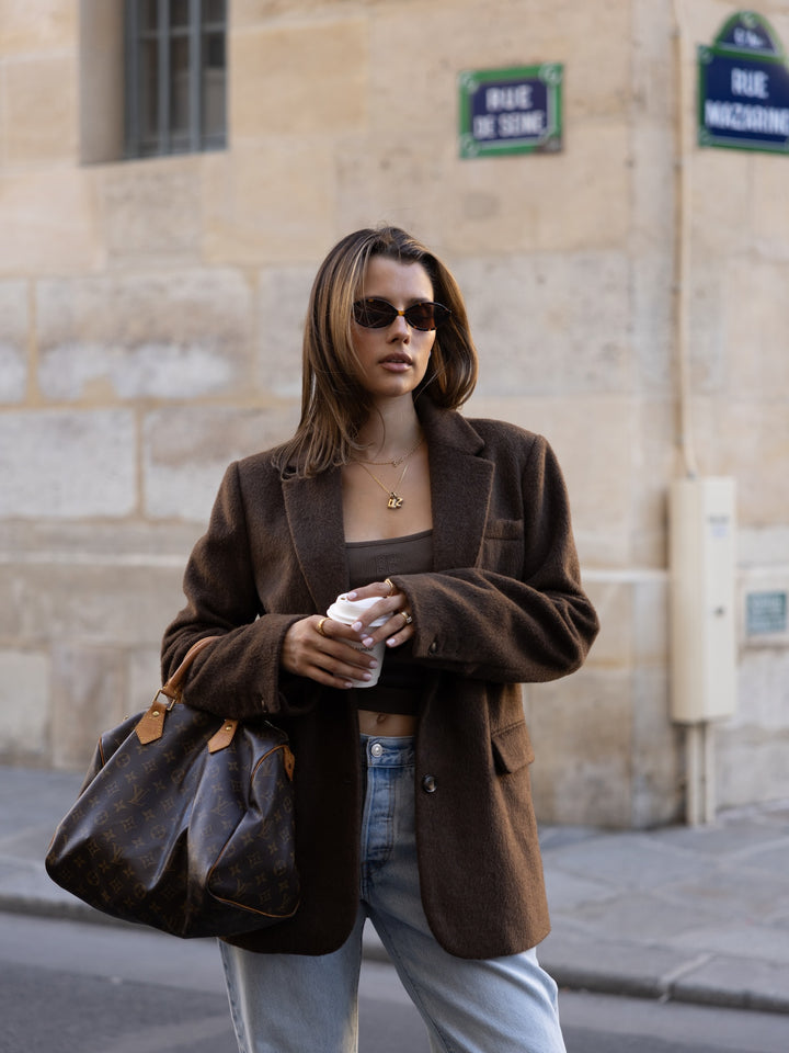 SERENE - Wool Blazer • Chestnut