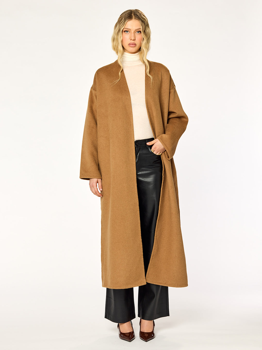 ETERNAL Wool Coat • Camel - Main Image