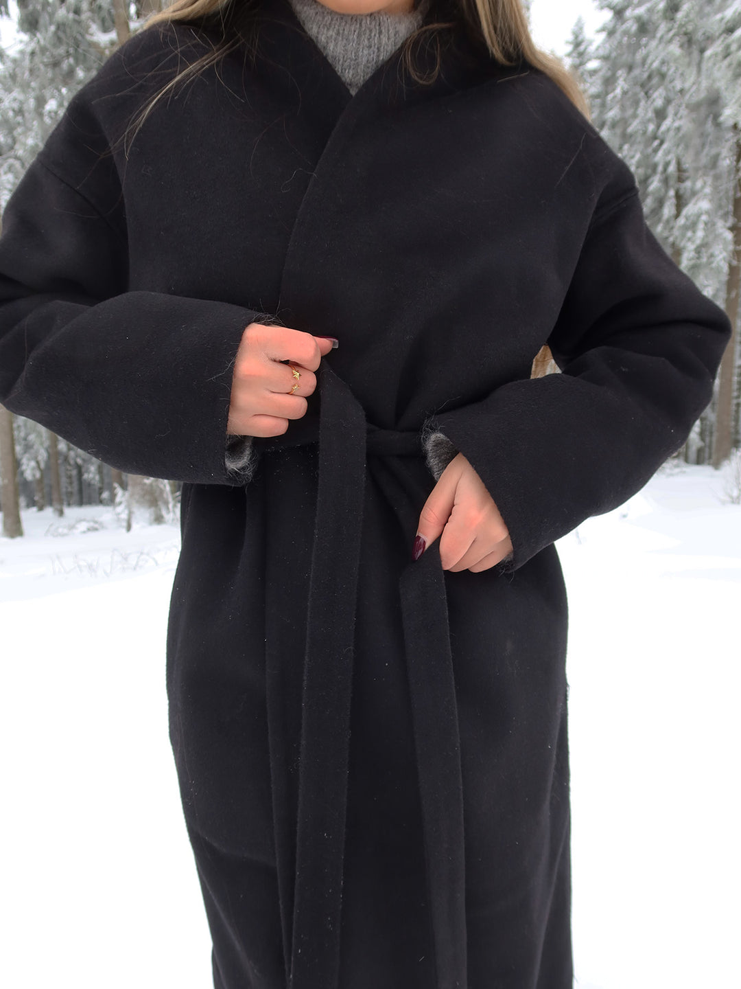 ETERNAL - Wool Coat • Black