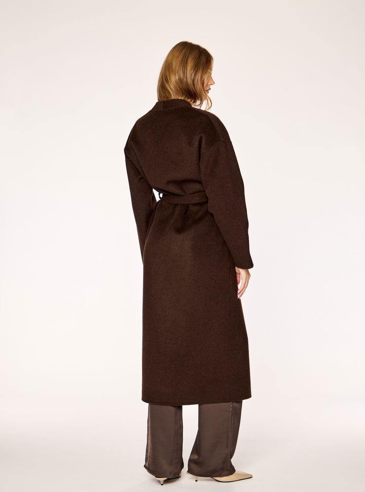 ETERNAL - Wool Coat • Dark Brown