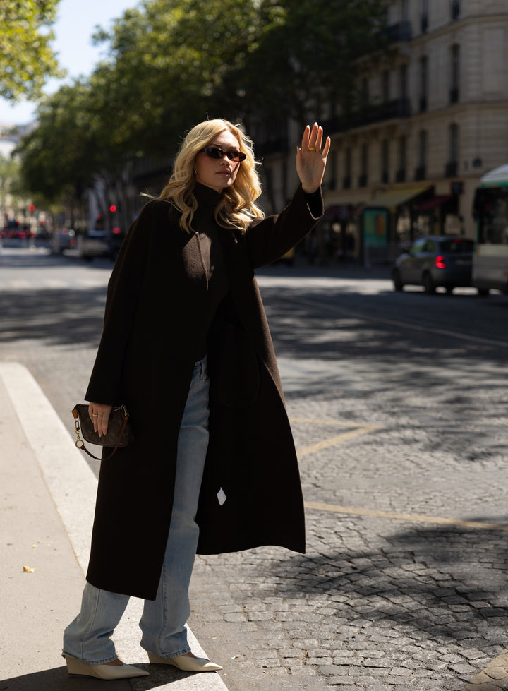 ETERNAL - Wool Coat • Dark Brown