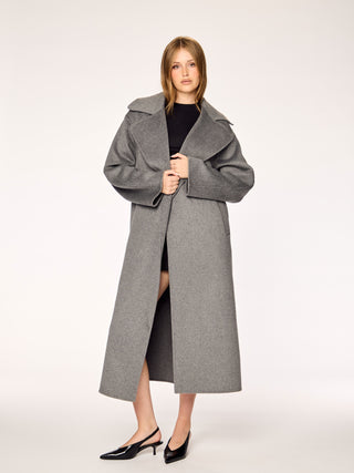 ELINE - Wool Coat • Grey