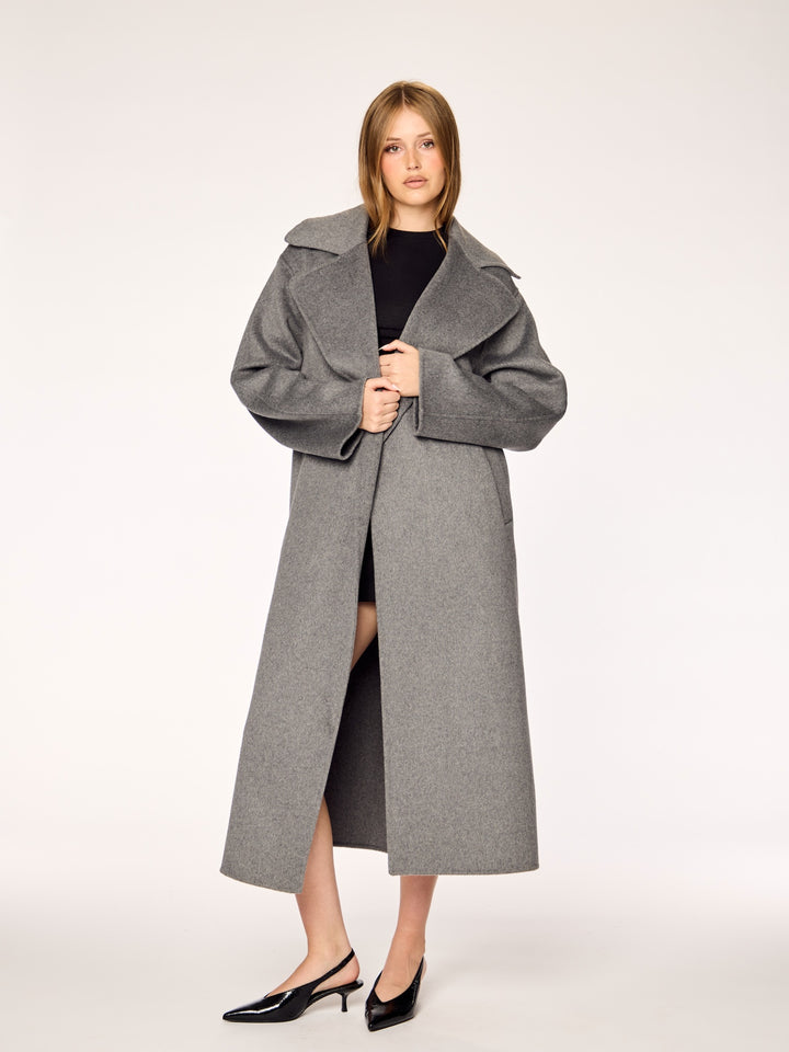 ELINE - Wool Coat • Grey