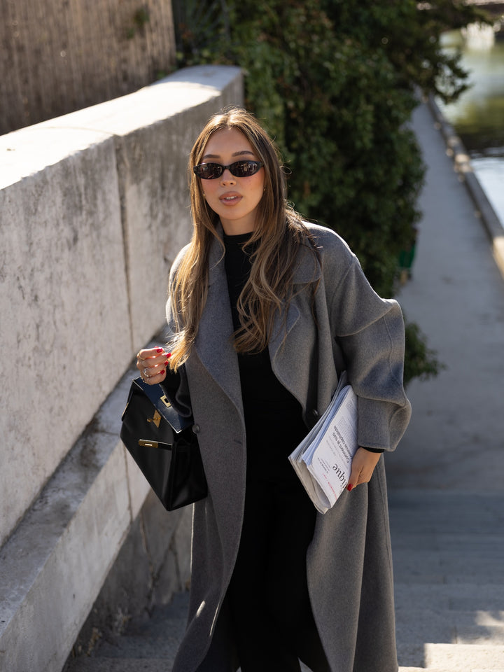 ELINE - Wool Coat • Grey