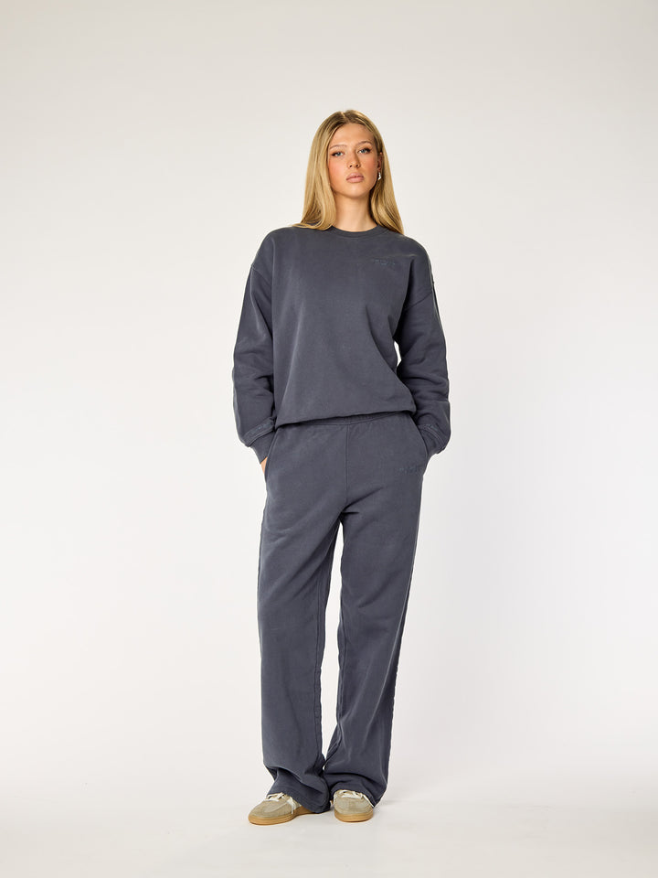 ESSENTIALS - Straight Leg Sweatpants • Steel