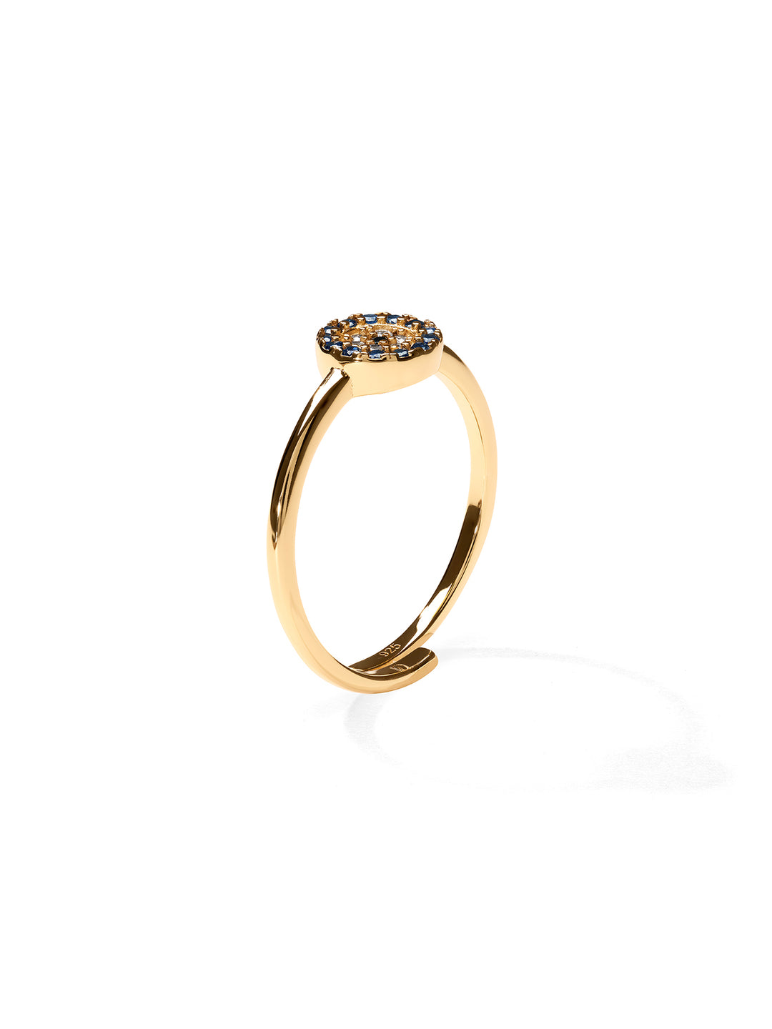 EVIL EYE - Adjustable Ring • Color: 18K Yellow Gold