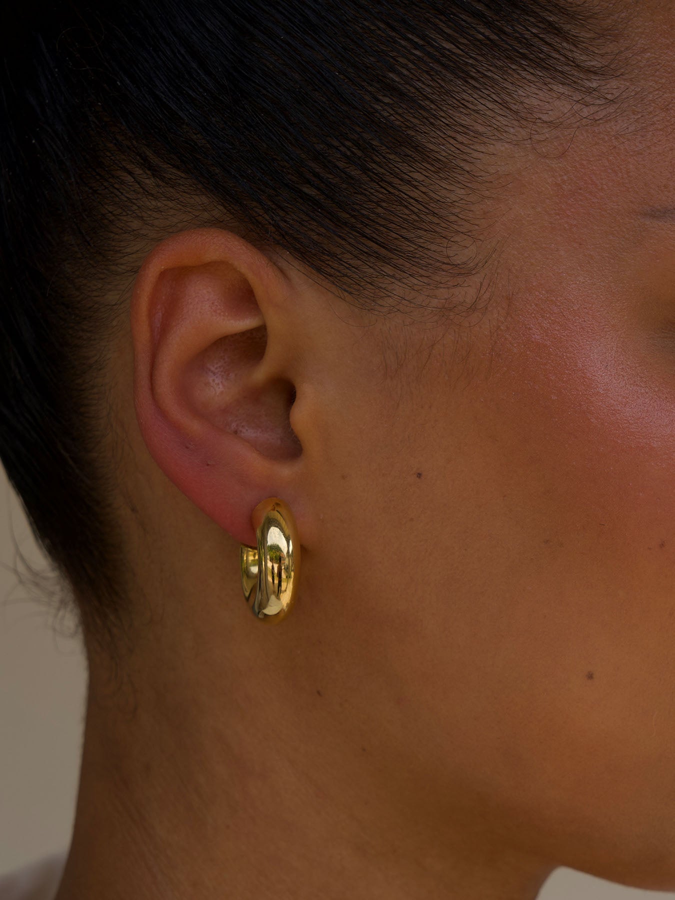 CHUNKY Hoops Color 18K Yellow Gold NINETY 9