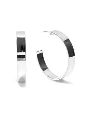 SLEEK - Hoops • Color: White Gold