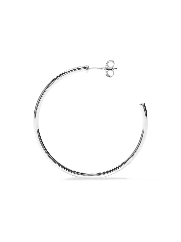 MINIMAL - Hoops • Color: White Gold