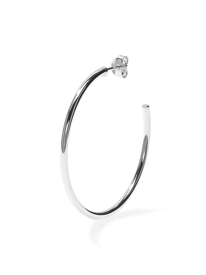 MINIMAL - Hoops • Color: White Gold