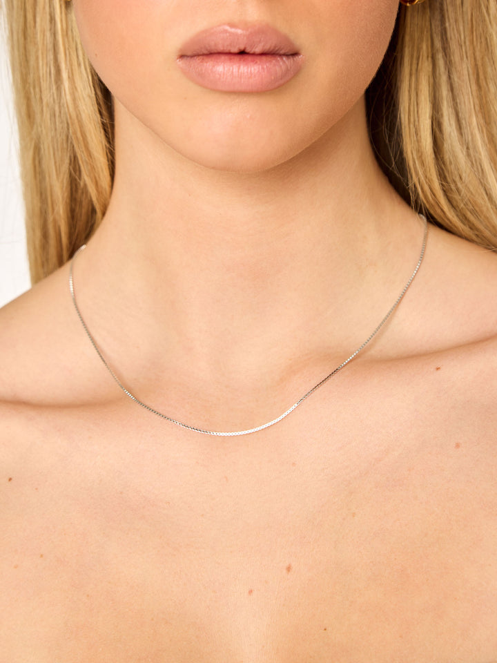 BOX - Chain • Color: White Gold