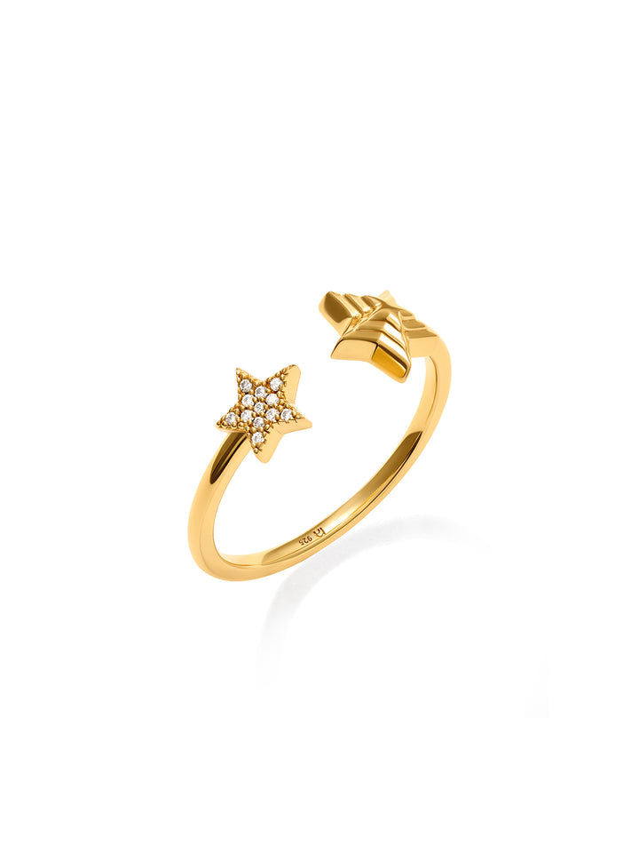 STELLA - Adjustable Ring • Color: 18K Yellow Gold