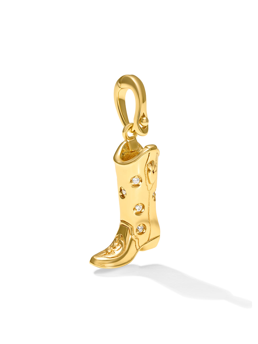 COWBOY BOOT - Charm • Color: 18K Yellow Gold